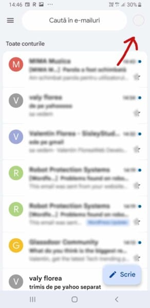 setup client de email